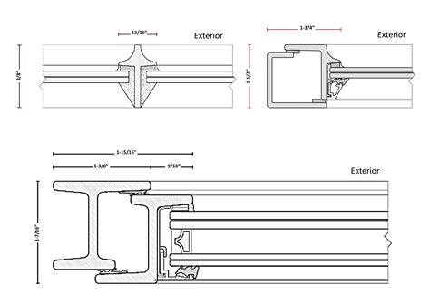 steel section window details